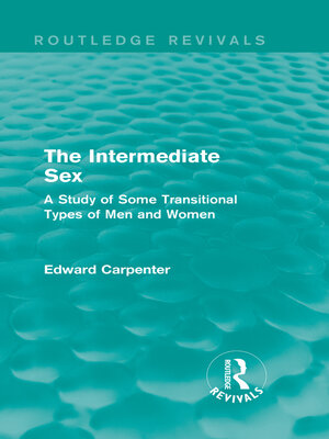 cover image of The Intermediate Sex